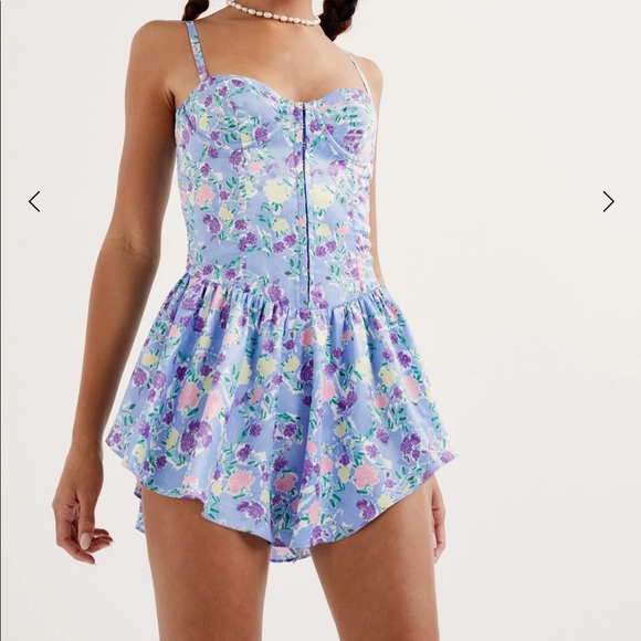 charlene mini dress for love and lemons Women's For Love & Lemons Charlene Mini Dress Romper size Medium
